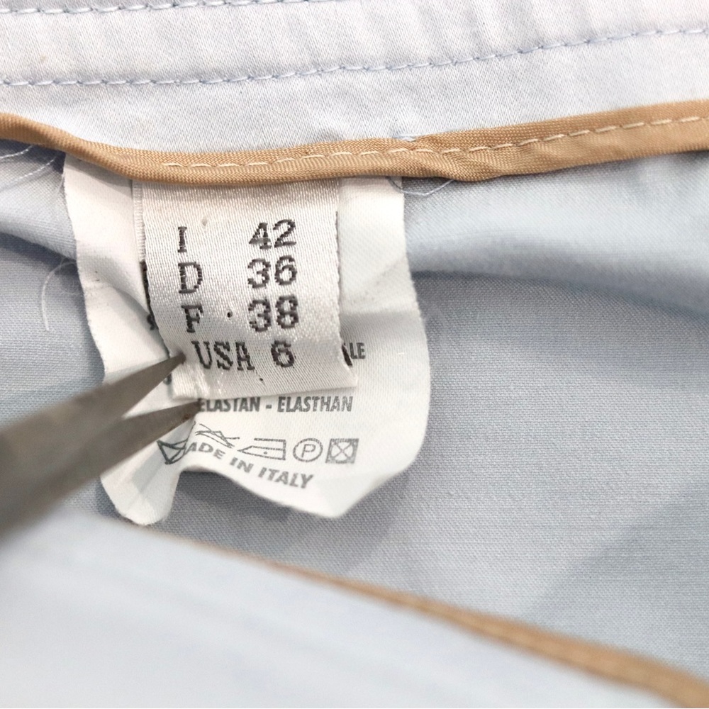 Designer Gunex for Brunello Cucinelli Cotton Blend Baby Blue 6 Luxury Italy - Picture 5 of 7